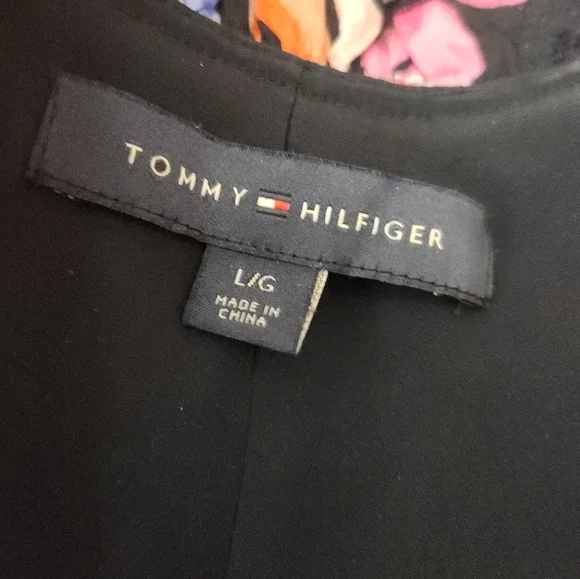 Tommy Hilfiger Pink and Orange Midi Dress - Picture 6 of 8